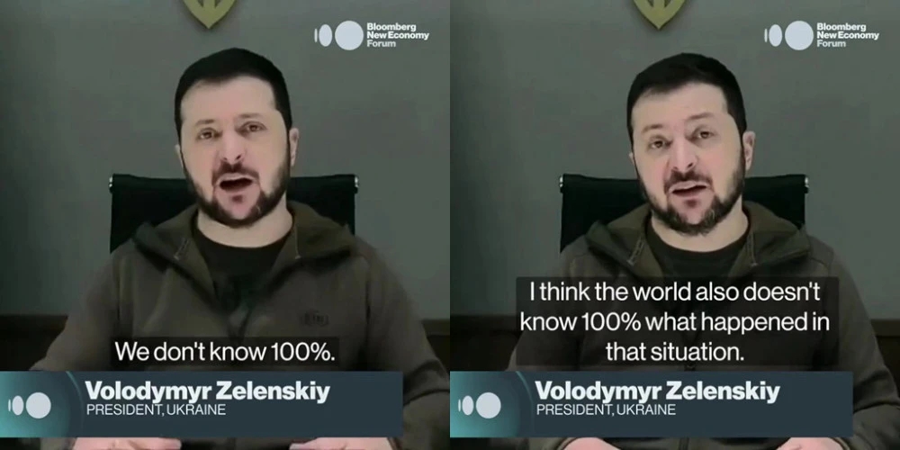 在被拜登问及波兰导弹事件后，泽伦斯基软化了措辞:不是100%确定